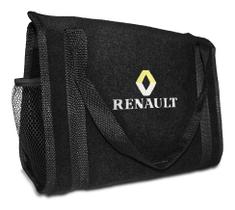 Bolsa Organizadora Ferramentas Carro Porta Malas Carpete Logo Montadora Renault Multiuso Bolsa Organizadora Ferramentas Carro Porta Malas Carpete Logo Montadora Renault Multiuso