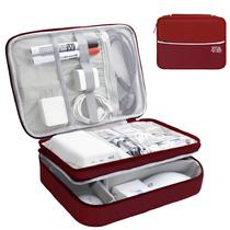 Bolsa organizadora Miavers Electronics de nylon impermeável de três camadas
