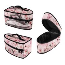 Bolsa Organizadora para Ferro de Passar Goncariar com Estampa de Borboletas e Flores 30 x 14 x 17 cm Bolsa Organizadora para Ferro de Passar Goncariar com Estampa de Borboletas e Flores 30 x 14 x 17 cm