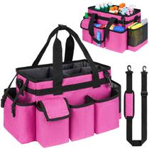 Bolsa Organizadora para Limpeza ZIOZERTT com Alça, Rosa-Vivo Bolsa Organizadora para Limpeza ZIOZERTT com Alça, Rosa-Vivo
