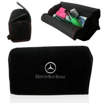 Bolsa Organizadora Porta Mala Tevic Mercedes Benz Com tiras autocolantes Fixador 14 Litros
