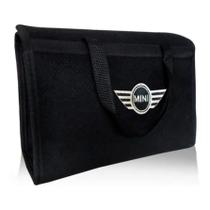 Bolsa Organizadora Porta Malas Mini Cooper, Aceman, John Cooper - Carpete Preto