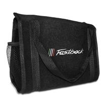 Bolsa Organizadora Porta Malas para Fastback Bolsa Multiuso para Ferramentas Carpete Preto com Bordado