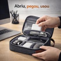 Bolsa Organizadora Wiwu Tech Pouch 12 Bolsos - Case para Acessórios Eletrônicos