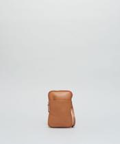 Bolsa p Couro Alcas - Caramelo