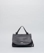 Bolsa p Couro Detalhe Alca - Preto Bolsa p Couro Detalhe Alca - Preto