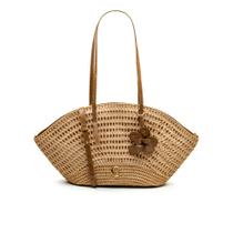 Bolsa Palha Natural Cecconello C2637-2 Bolsa Palha Natural Cecconello C2637-2