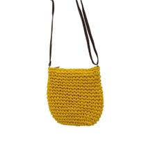 Bolsa Palha Saco Transversal Com Alça Casual Simples