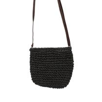 Bolsa Palha Saco Transversal Com Alça Casual Simples