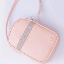 Bolsa Pampili Tiracolo Infantil Manta De Strass Rosa