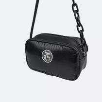 Bolsa Pampili Tiracolo Tweenie Alça com Corrente Preta