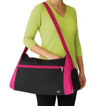 Bolsa para Academia Exercicios Mala Feminina Rosa Porta Roupas Molhadas Tênis Toalhas Luta Natação
