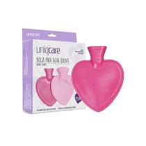 Bolsa para Água Quente Uniqcare Heart Shape 950ml - Uniqmed