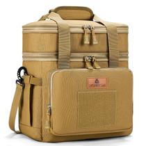 Bolsa para Almuerzo HSHRISH Grande Expandible Impermeable 16L Marrón