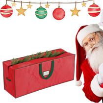 Bolsa para Árvore de Natal e Enfeites À Prova dÁgua com Zíper Duplo e Alças Reforçadas Organizador de Armazenamento Gra
