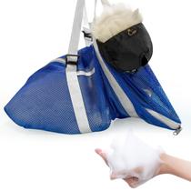 Bolsa para Banho de Gato Cinf em Malha Respirável com Focinheira