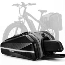 Bolsa para bateria de bicicleta elétrica PETGILL 40L à prova dágua para bagageiro traseiro