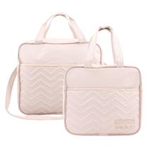 Bolsa Para Bebê + Frasqueira Bege - Smoby Baby