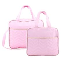 Bolsa Para Bebê + Frasqueira Rosa - Smoby Baby