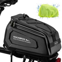 Bolsa para bicicletas ROCKBROS Hard Shell 9L impermeável preta Bolsa para bicicletas ROCKBROS Hard Shell 9L impermeável preta