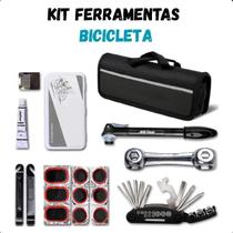 Bolsa para bike com estojo compacto e prático.