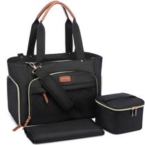 Bolsa para bomba de mama LOVEVOOK Sacola para fraldas com refrigerador e almofada Bolsa para bomba de mama LOVEVOOK Sacola para fraldas com refrigerador e almofada