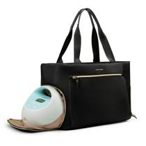 Bolsa para bomba de mama, sacola para fraldas mommore com capa de laptop de 15" Bolsa para bomba de mama, sacola para fraldas mommore com capa de laptop de 15"