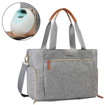 Bolsa para bomba de mama, sacola para fraldas mommore com capa de laptop de 15" Bolsa para bomba de mama, sacola para fraldas mommore com capa de laptop de 15"