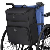 Bolsa para cadeira de rodas Ytonet Wheelchair Storage 16L impermeável preta