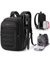 Bolsa para câmera BAGSMART DSLR SLR, mochila pequena com laptop de 13"