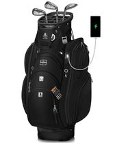 Bolsa para Carrito de Golf Vancropak con Divisor Superior de 15 Compartimentos Negra