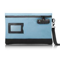 Bolsa para Dinero KOSMCCO con Cerradura Lienzo Azul Claro 30 x 20 cm