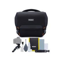 Bolsa para dispositivos de câmera Koah Roebling Street com acessórios e kit de limpeza