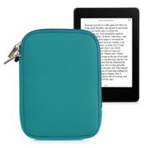 Bolsa para E-reader kwmobile - Neoprene Universal Tamanho 6 - Cor Petróleo
