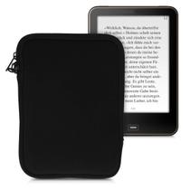 Bolsa para E-reader kwmobile - Neoprene Universal (Tamanho 6) - Preta Bolsa para E-reader kwmobile - Neoprene Universal (Tamanho 6) - Preta