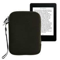 Bolsa para E-reader kwmobile - Neoprene Universal (Tamanho 6) - Verde Escuro