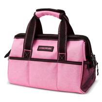 Bolsa para Ferramentas COMOWARE 33 cm Rosa com Abertura Larga para Armazenamento Bolsa para Ferramentas COMOWARE 33 cm Rosa com Abertura Larga para Armazenamento
