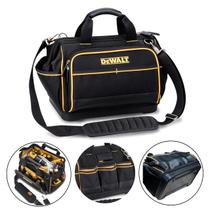Bolsa Para Ferramentas Em Lona Reforçada Dewalt 26 Bolsos Base Impermeável DWST83489-LA Para Eletricista Pedreiro Bolsa Para Ferramentas Em Lona Reforçada Dewalt 26 Bolsos Base Impermeável DWST83489-LA Para Eletricista Pedreiro
