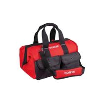 Bolsa para Ferramentas em Poliéster 16'' Preto E Vermelho - Worker