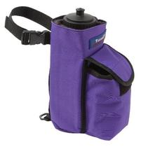 Bolsa para garrafa de água e celular Tough 1 roxa em nylon resistente