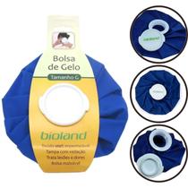 Bolsa Para Gelo Flexível C/Tampa Tam. G Bioland Lesão Dor Bolsa Para Gelo Flexível C/Tampa Tam. G Bioland Lesão Dor