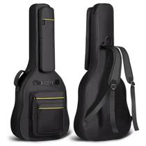 Bolsa para Guitarra CAHAYA - Acolchoada para Guitarras Jumbo e Dreadnought de 44 Polegadas Bolsa para Guitarra CAHAYA - Acolchoada para Guitarras Jumbo e Dreadnought de 44 Polegadas