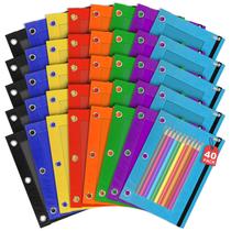 Bolsa para lápis IKAYAS 25x19 cm, encadernador com 3 anéis, pacote com 40 Bolsa para lápis IKAYAS 25x19 cm, encadernador com 3 anéis, pacote com 40