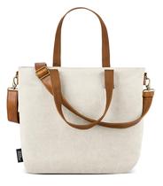 Bolsa para Laptop 17" - Moderna e Simples em Amêndoa e Vidoeiro