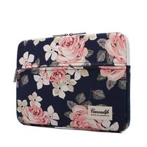 Bolsa para Laptop Canvaslife White Rose 14 Polegadas - À Prova D'Água