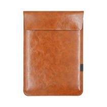 Bolsa para laptop de 13/14/16 polegadas, capa super fina de couro PU para MacBook Pro Air 13.6