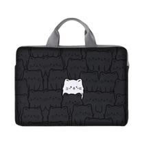 Bolsa Para Laptop De 14 Polegadas Com Estampa De Gato, Conjunto De 1 Peça, Maleta Para Negócios E