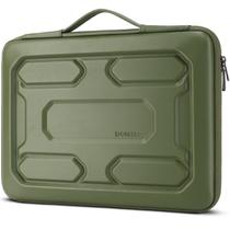 Bolsa para laptop DOMISO de 15,6 polegadas à prova de choque à prova d'água verde Bolsa para laptop DOMISO de 15,6 polegadas à prova de choque à prova d'água verde