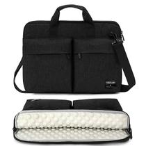 Bolsa para laptop KINGSLONG Slim 17-17.3" com alça de ombro preta Bolsa para laptop KINGSLONG Slim 17-17.3" com alça de ombro preta