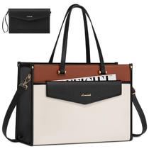 Bolsa para Laptop LOVEVOOK 15,6" - Feminina, Impermeável e de Couro Bolsa para Laptop LOVEVOOK 15,6" - Feminina, Impermeável e de Couro